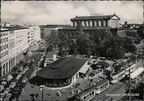 Ansichtskarte Hannover Cafe "Kröpcke" 1962