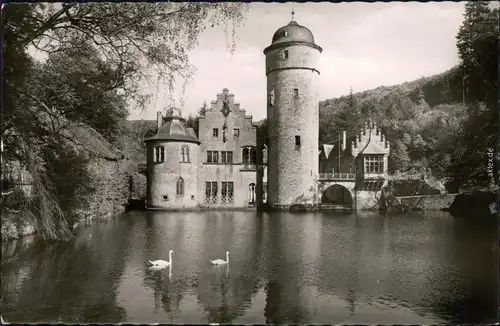 Ansichtskarte Mespelbrunn Wasserschloss 1967