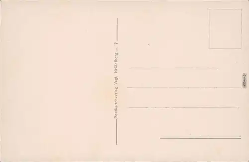 Ansichtskarte Heidelberg Stadtblick vom Philosophenweg 1975