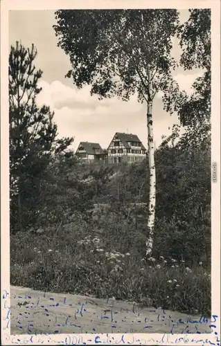 Ansichtskarte Erbach (Odenwald) Jugendherberge 1952