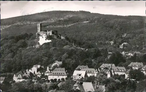 Ansichtskarte Königstein (Taunus) Burg Königstein 1960