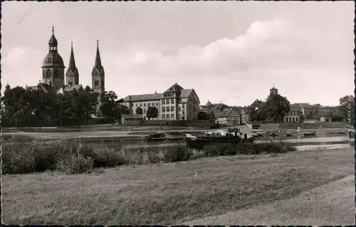 Ansichtskarte Seligenstadt Kirche 1958