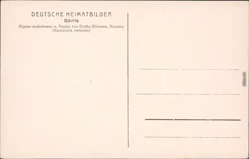 Ansichtskarte Görlitz Zgorzelec Straßenpartie - Marienturm 1928 