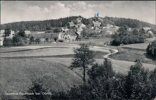 Jauernick-Buschbach-Markersdorf (Oberlausitz) Stadtpartie - Buschbad 1961 