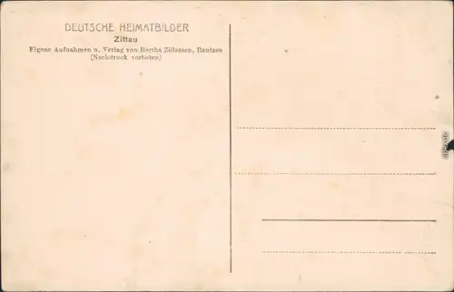 Ansichtskarte Zittau Eichenallee in der Weinau 1922 