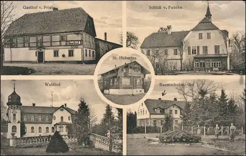 Steinölsa Quitzdorf  See Waldhof, St. Hubertus, Baumschulen Gut b Görlitz 1925