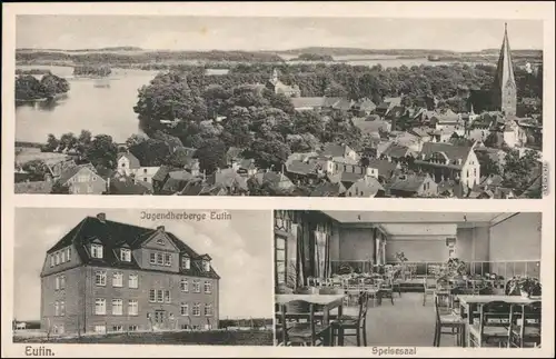 Ansichtskarte Eutin 3 Bild: Stadt,Jugendherberge Innen und außen 1922 