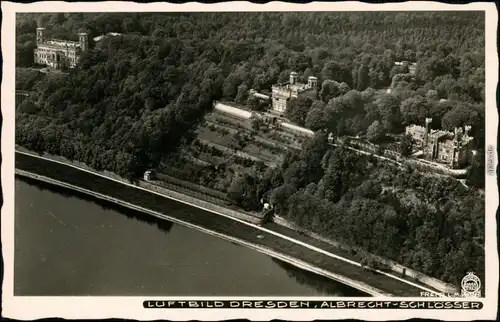 Ansichtskarte Dresden Luftbild - Albrecht Schlösser 1936 Walter Hahn:4919 