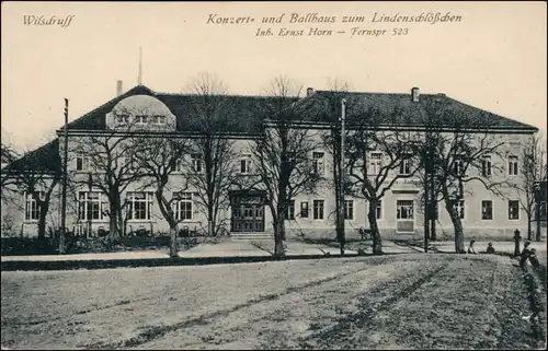 Helbigsdorf-Wilsdruff Konzert- und Ballhaus zum Lindenschlößchen 1915