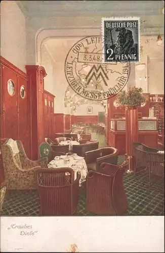 Ansichtskarte Mitte-Berlin Restaurant - Taubes Diele - Mauerstrasse 1918 