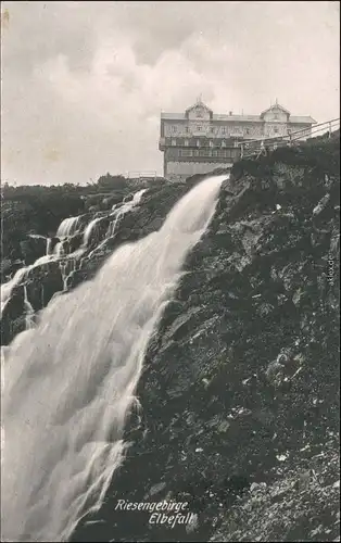 Spindlermühle Špindlerův Mlýn  Riesengebirge - Elbefall, Baude 1907