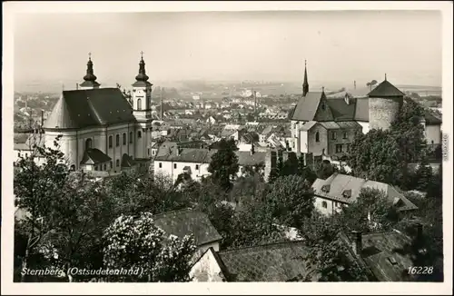 Mährisch-Sternberg Šternberk Blick über die Stadt - Industrie 1932 
