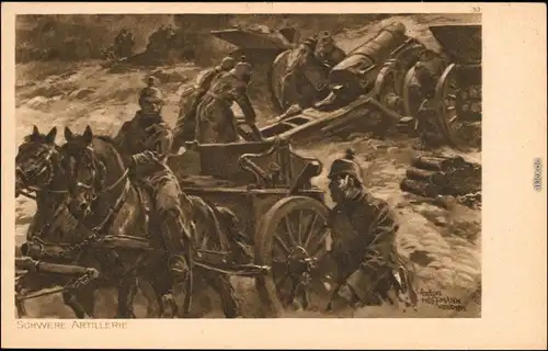 Ansichtskarte  Gemälde -Ostpreußenhilfe - WK1 1915 
