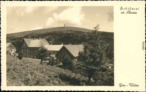 Ansichtskarte Freudenthal (Schlesien) Bruntál Schäferei im Altavater 1932 