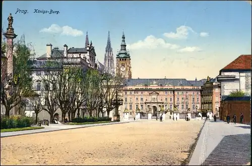 Ansichtskarte Prag Praha Königsburg 1912