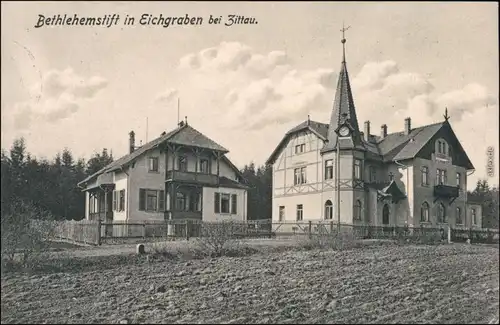 Ansichtskarte Eichgraben-Zittau Bethlehemstift 1910