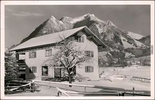 Ansichtskarte Ofterschwang Haus Engstler 1940