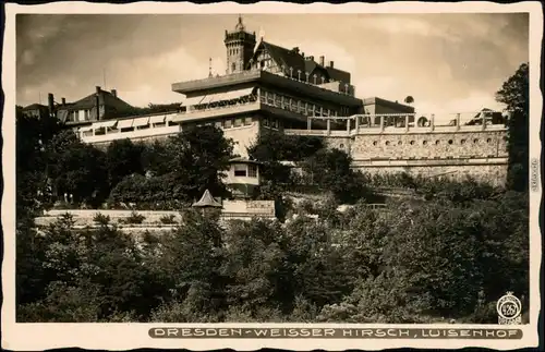 Ansichtskarte Loschwitz-Dresden Louisenhof 1929 Walter Hahn:4267 