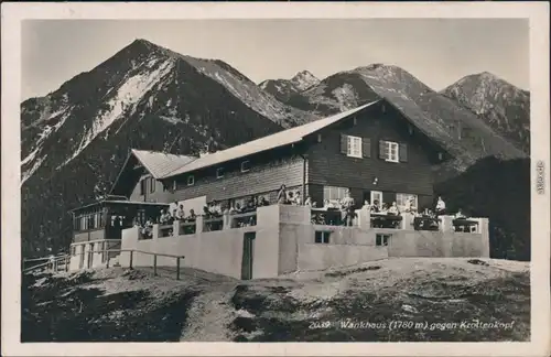Ansichtskarte Garmisch-Partenkirchen Wankhauss gegen Krottenkopf 1929 
