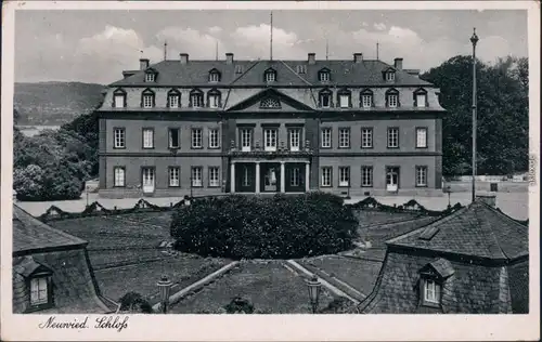 Ansichtskarte Neuwied (Rhein) Blick auf das Schloß 1942 