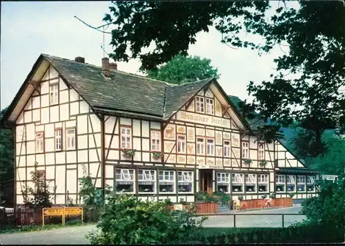 Ansichtskarte Neuhaus im Solling-Holzminden Hotel Brauner Hirsch 1980