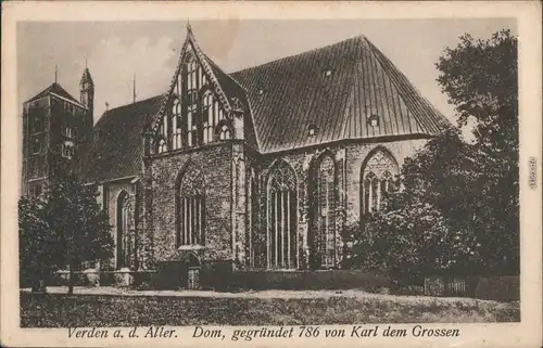 Ansichtskarte Verden (Aller) Dom zu Verden 1918