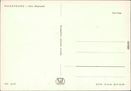 Ansichtskarte Altstadt-Magdeburg Dom 1976