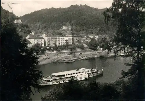 Ansichtskarte Bad Schandau Elbdampfer 1969