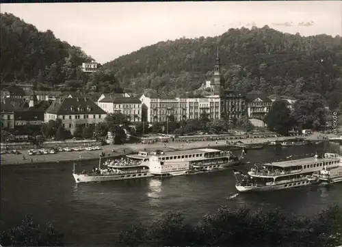 Ansichtskarte Bad Schandau Elbdampfer 1967
