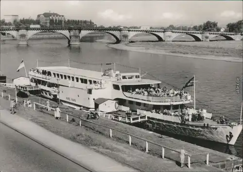 Ansichtskarte Dresden Sächsische Dampfschifffahrt (Weiße Flotte) 1965