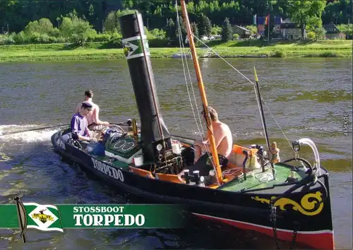 Ansichtskarte  Stossboot Torpedo 1995