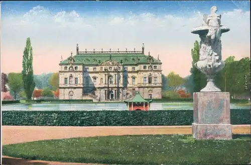 Ansichtskarte Dresden Palais im Großen Garten 1917