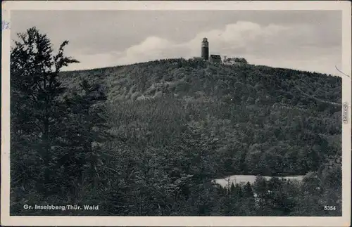 Ansichtskarte Brotterode Großer Inselberg / Inselsberg 1953