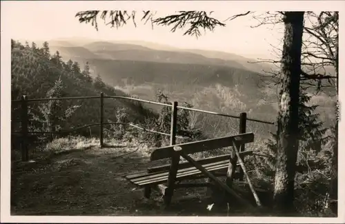 Ansichtskarte Oberharz am Brocken Blick von der Teufelskanzel 1928