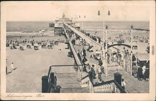 Scheveningen :: Den Haag / 's-Gravenhage Strand und Pier 1932