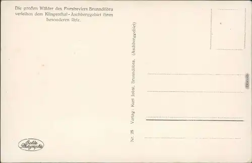 Ansichtskarte Brunndöbra-Klingenthal Blick auf die Stadt 1932 