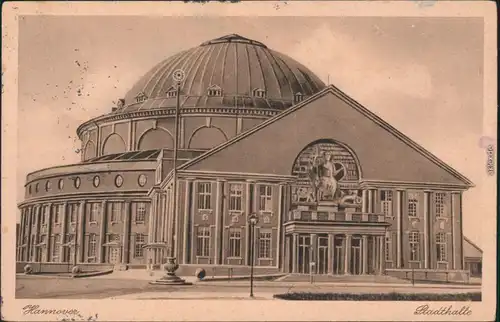 Ansichtskarte Hannover Stadthalle 1929