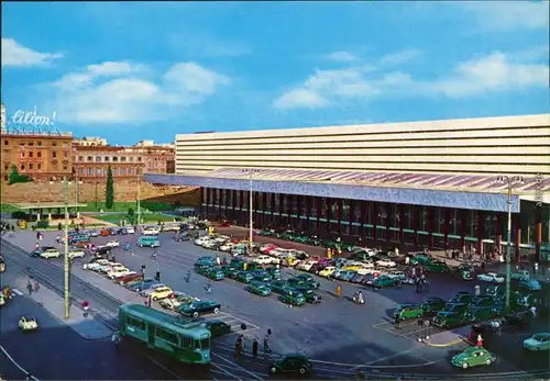 Ansichtskarte Rom Roma Bahnhof / Stazione Termini 1980