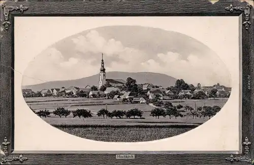 Ansichtskarte Pommritz-Hochkirch Pomorcy Bukecy Panorama 1910 Passepartout