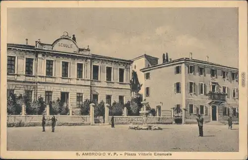 Ansichtskarte Mailand Milano Sant’Ambrogio - Plazza Vittorio Emanuele 1926