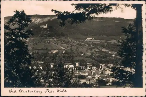 Ansichtskarte Bad Blankenburg Panorama-Ansicht 1934