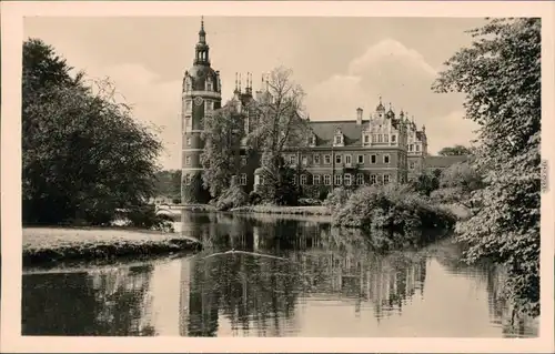 Ansichtskarte Bad Muskau Mužakow Neues Schloss 1964