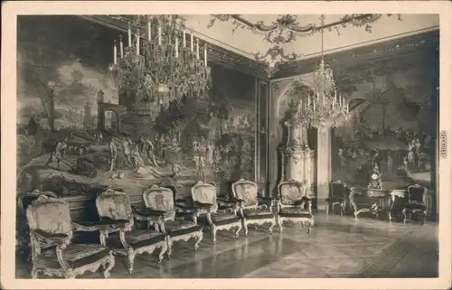 Ansichtskarte Hietzing (Lainz)-Wien Schloss Schönbrunn - Napoleonzimmer 1940