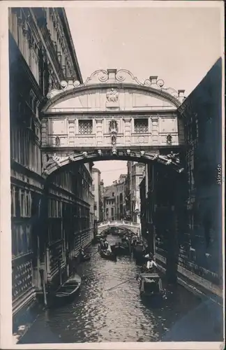 Ansichtskarte Venedig Venezia Kanal 1930