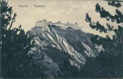 Ansichtskarte Rosenau Rožnov pod Radhoštěm Schloss 1936 