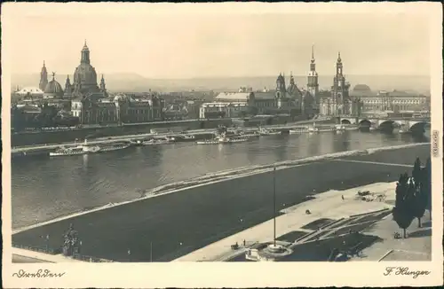 Ansichtskarte Dresden Blick über die Altstadt 1920