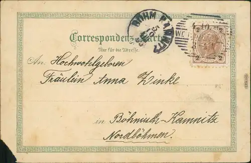 Litho AK Wiener Neustadt Hauptpfalz,Schule, Militär-Akademie Wiener-Straße 1896