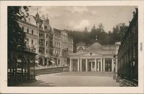 Ansichtskarte Marienbad Mariánské Lázně Kreuzbrunnen 1920