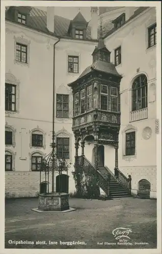 Ansichtskarte Mariefred Schloss Gripsholm - Innenhof 1926
