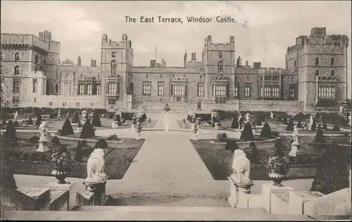 Ansichtskarte Windsor Windsor Castle Schloss 1917